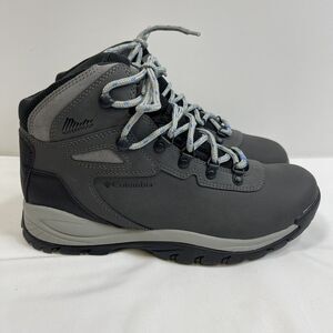 Columbia Boots Women's 9.5 Gray Newton Ridge Plus Waterproof Hiking Trail Shoes